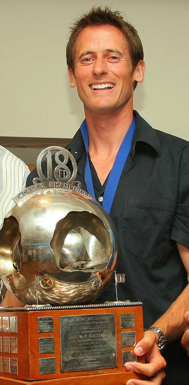 Michael Coxon after winning the 2006 JJ Giltinan Championship © Frank Quealey